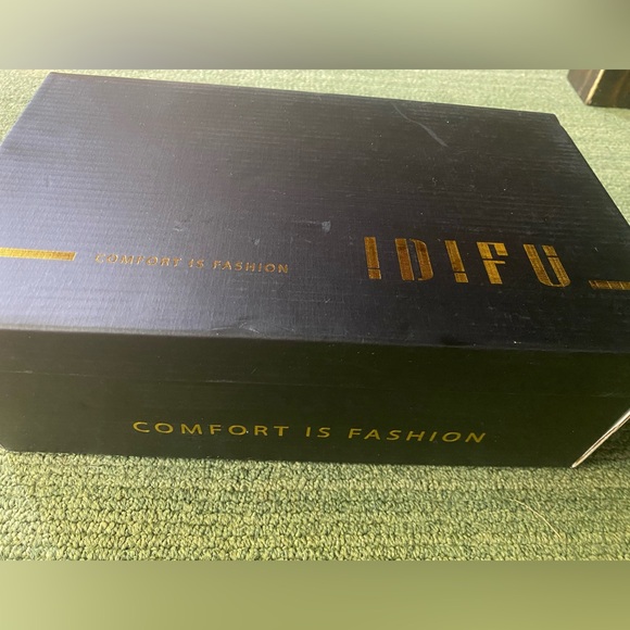 IDIFU Women's Cookie-LO Low Block Heels Chunky Sandals Ankle Strap - Picture 14 of 14